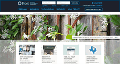 Desktop Screenshot of frostbank.com